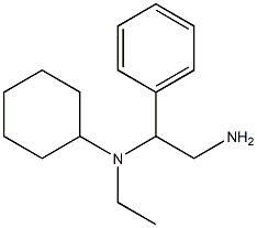 N-(2-amino-1-phenylethyl)-N-ethylcyclohexanamine Struktur