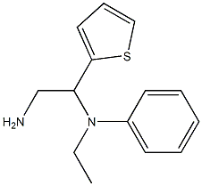 N-(2-amino-1-thien-2-ylethyl)-N-ethyl-N-phenylamine Struktur