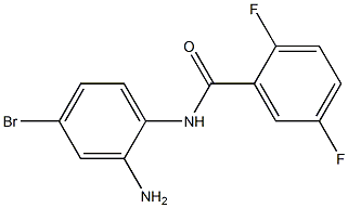 N-(2-amino-4-bromophenyl)-2,5-difluorobenzamide Struktur