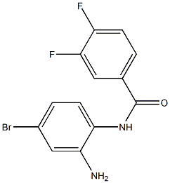 N-(2-amino-4-bromophenyl)-3,4-difluorobenzamide Struktur