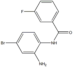 N-(2-amino-4-bromophenyl)-3-fluorobenzamide Struktur