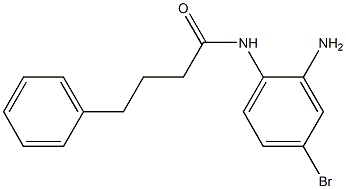 N-(2-amino-4-bromophenyl)-4-phenylbutanamide Struktur