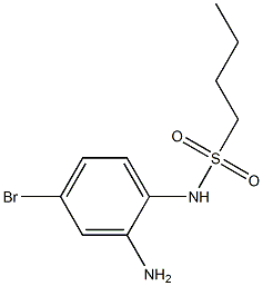 N-(2-amino-4-bromophenyl)butane-1-sulfonamide Struktur