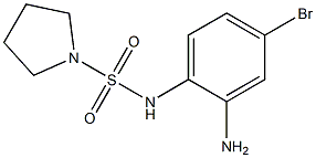 N-(2-amino-4-bromophenyl)pyrrolidine-1-sulfonamide Struktur