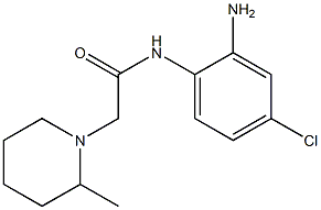 N-(2-amino-4-chlorophenyl)-2-(2-methylpiperidin-1-yl)acetamide Struktur