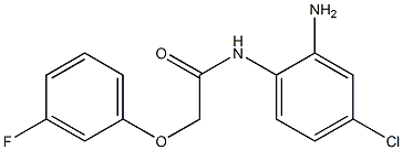 N-(2-amino-4-chlorophenyl)-2-(3-fluorophenoxy)acetamide Struktur