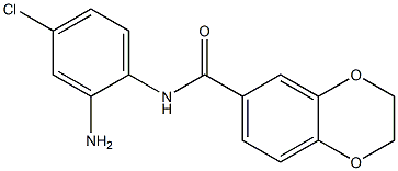 N-(2-amino-4-chlorophenyl)-2,3-dihydro-1,4-benzodioxine-6-carboxamide Struktur