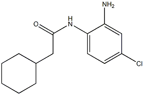 N-(2-amino-4-chlorophenyl)-2-cyclohexylacetamide Struktur