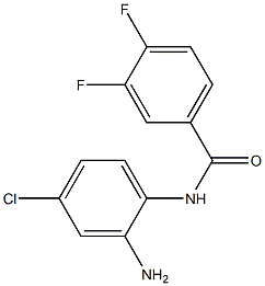 N-(2-amino-4-chlorophenyl)-3,4-difluorobenzamide Struktur