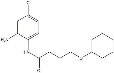 N-(2-amino-4-chlorophenyl)-4-(cyclohexyloxy)butanamide Struktur