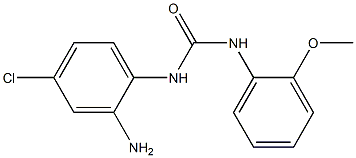 N-(2-amino-4-chlorophenyl)-N'-(2-methoxyphenyl)urea Struktur