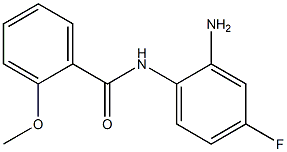 N-(2-amino-4-fluorophenyl)-2-methoxybenzamide Struktur