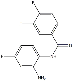 N-(2-amino-4-fluorophenyl)-3,4-difluorobenzamide Struktur