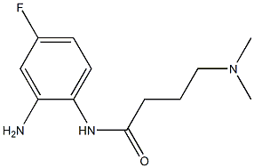 N-(2-amino-4-fluorophenyl)-4-(dimethylamino)butanamide Struktur