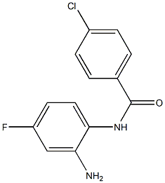 N-(2-amino-4-fluorophenyl)-4-chlorobenzamide Struktur