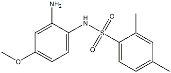 N-(2-amino-4-methoxyphenyl)-2,4-dimethylbenzene-1-sulfonamide Struktur