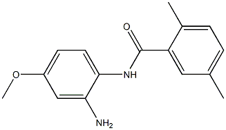 N-(2-amino-4-methoxyphenyl)-2,5-dimethylbenzamide Struktur