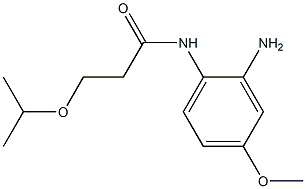 N-(2-amino-4-methoxyphenyl)-3-(propan-2-yloxy)propanamide Struktur