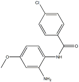 N-(2-amino-4-methoxyphenyl)-4-chlorobenzamide Struktur