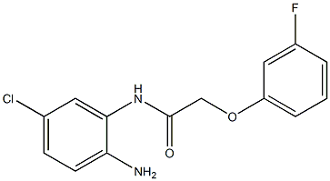 N-(2-amino-5-chlorophenyl)-2-(3-fluorophenoxy)acetamide Struktur