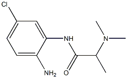 N-(2-amino-5-chlorophenyl)-2-(dimethylamino)propanamide Struktur