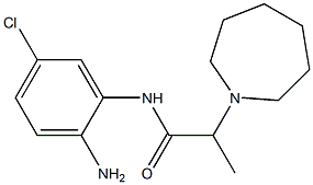 N-(2-amino-5-chlorophenyl)-2-azepan-1-ylpropanamide Struktur