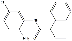 N-(2-amino-5-chlorophenyl)-2-phenylbutanamide Struktur