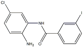 N-(2-amino-5-chlorophenyl)-3-iodobenzamide Struktur