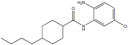 N-(2-amino-5-chlorophenyl)-4-butylcyclohexane-1-carboxamide Struktur