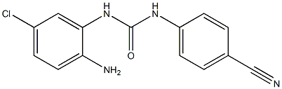 N-(2-amino-5-chlorophenyl)-N'-(4-cyanophenyl)urea Struktur