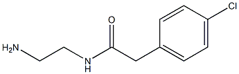 N-(2-aminoethyl)-2-(4-chlorophenyl)acetamide Struktur