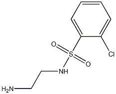 N-(2-aminoethyl)-2-chlorobenzene-1-sulfonamide Struktur