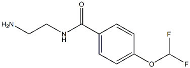 N-(2-aminoethyl)-4-(difluoromethoxy)benzamide Struktur