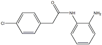 N-(2-aminophenyl)-2-(4-chlorophenyl)acetamide Struktur