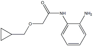 N-(2-aminophenyl)-2-(cyclopropylmethoxy)acetamide Struktur