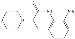 N-(2-aminophenyl)-2-(thiomorpholin-4-yl)propanamide Struktur