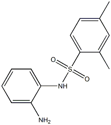 N-(2-aminophenyl)-2,4-dimethylbenzene-1-sulfonamide Struktur