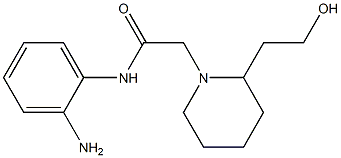 N-(2-aminophenyl)-2-[2-(2-hydroxyethyl)piperidin-1-yl]acetamide Struktur