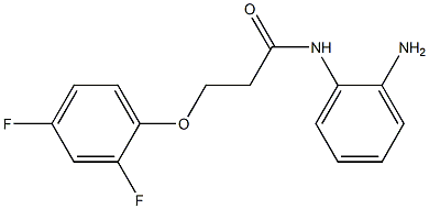 N-(2-aminophenyl)-3-(2,4-difluorophenoxy)propanamide Struktur