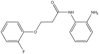 N-(2-aminophenyl)-3-(2-fluorophenoxy)propanamide Struktur