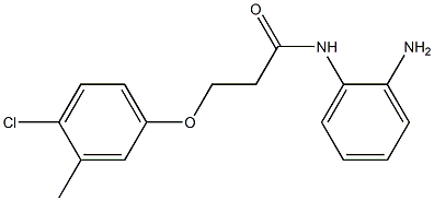 N-(2-aminophenyl)-3-(4-chloro-3-methylphenoxy)propanamide Struktur