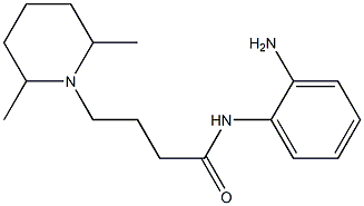 N-(2-aminophenyl)-4-(2,6-dimethylpiperidin-1-yl)butanamide Struktur