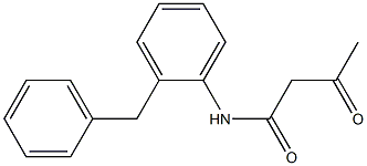 N-(2-benzylphenyl)-3-oxobutanamide Struktur