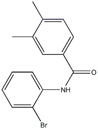 N-(2-bromophenyl)-3,4-dimethylbenzamide Struktur