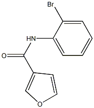 N-(2-bromophenyl)-3-furamide Struktur