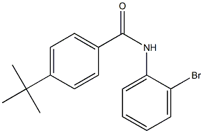 N-(2-bromophenyl)-4-tert-butylbenzamide Struktur