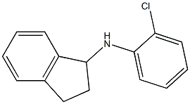 N-(2-chlorophenyl)-2,3-dihydro-1H-inden-1-amine Struktur