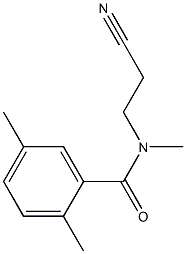 N-(2-cyanoethyl)-N,2,5-trimethylbenzamide Struktur