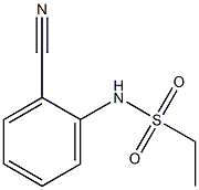 N-(2-cyanophenyl)ethanesulfonamide Struktur