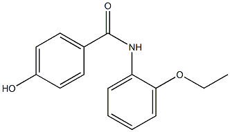 N-(2-ethoxyphenyl)-4-hydroxybenzamide Struktur